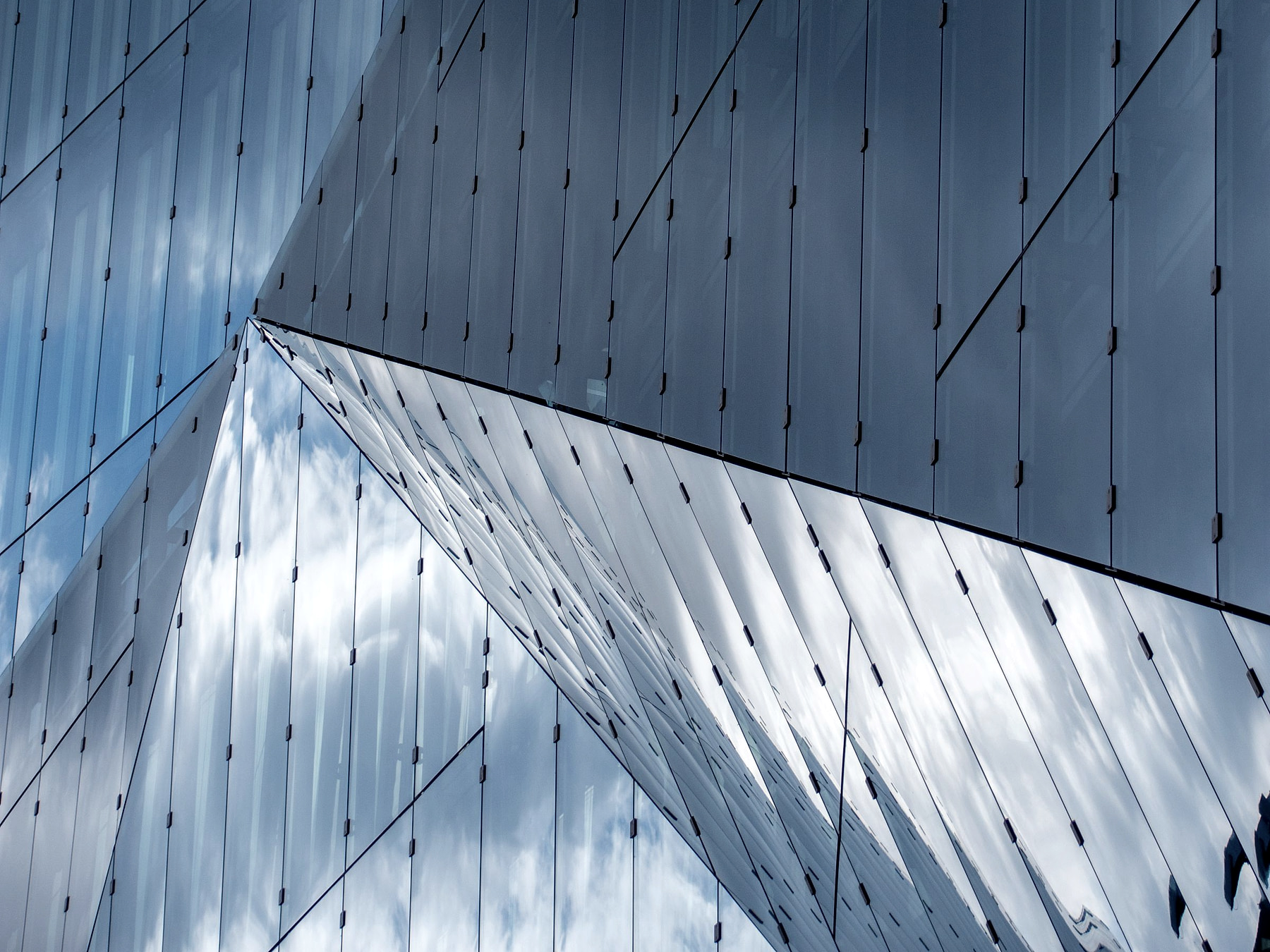 Custom 3D Folded Metal Facade Panels by Metalux