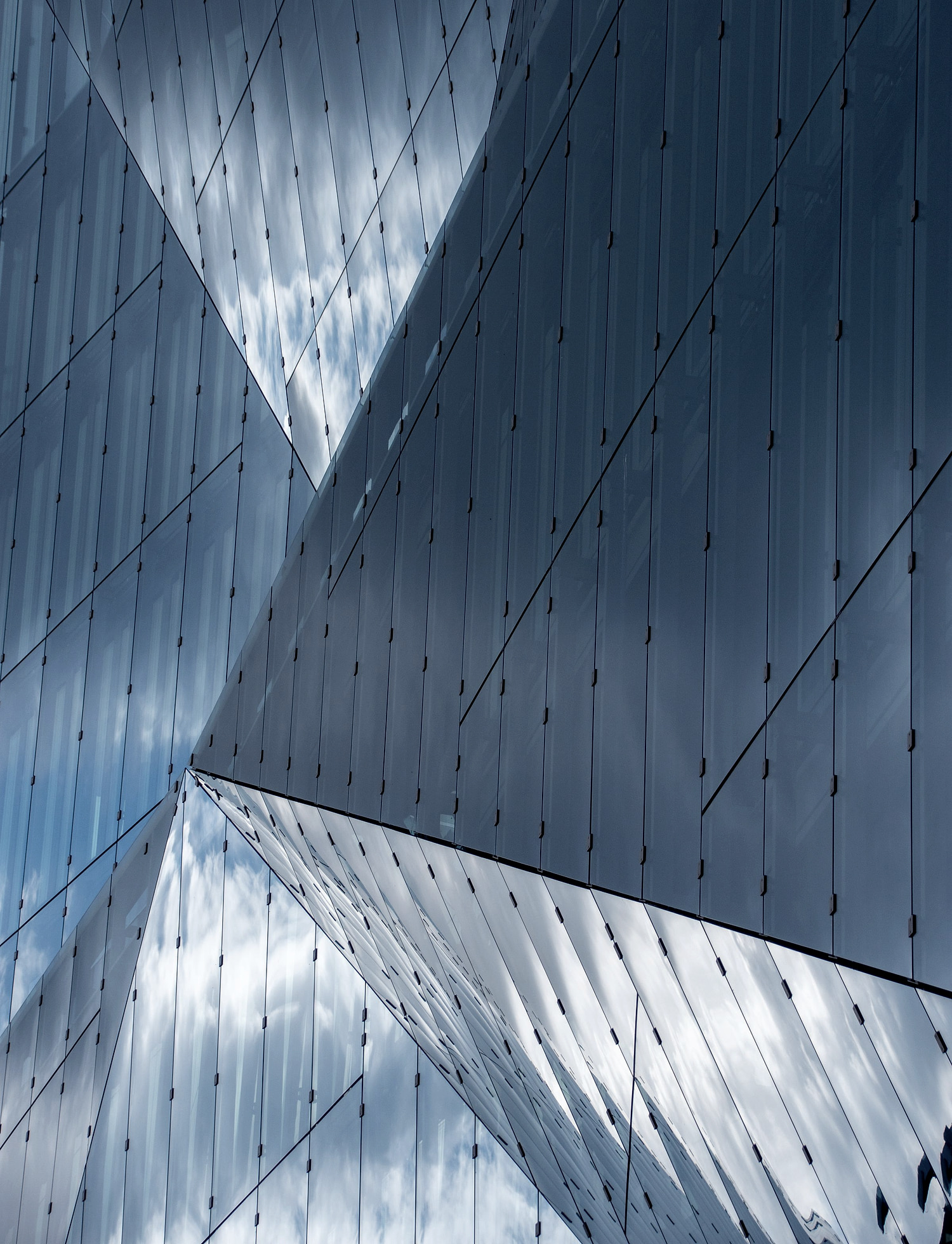 AI-generated finished metal facade study by Metalux